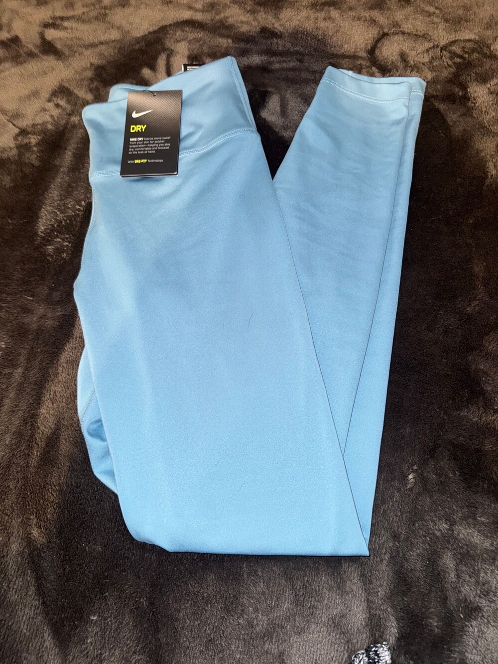 Nike Dri-FIT Leggings XS Light Blue Polyester Spandex